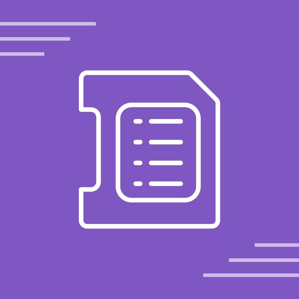 Sd Card Vector Icon