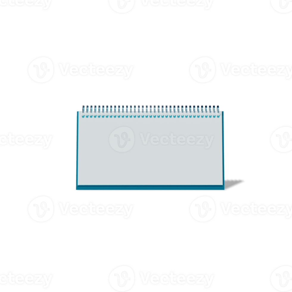 Desk Calendar 3D Render png