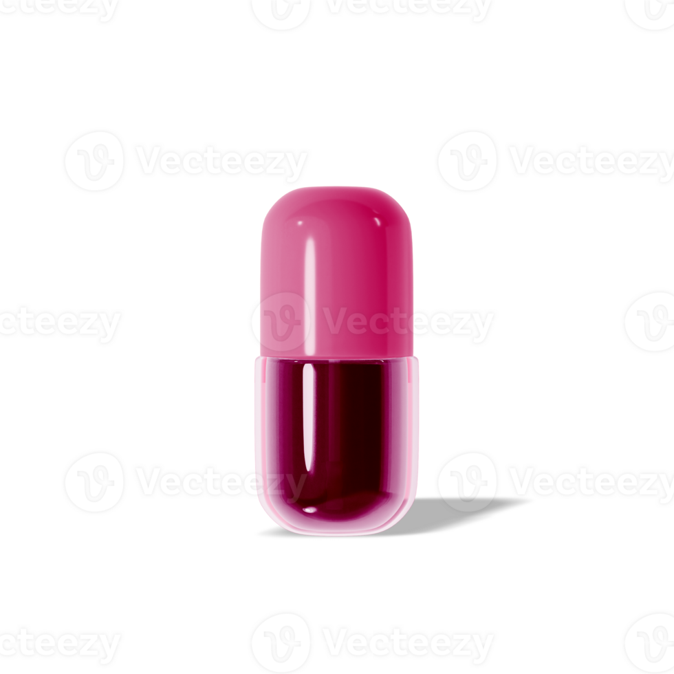Mini Lip Gloss Glass Bottle png