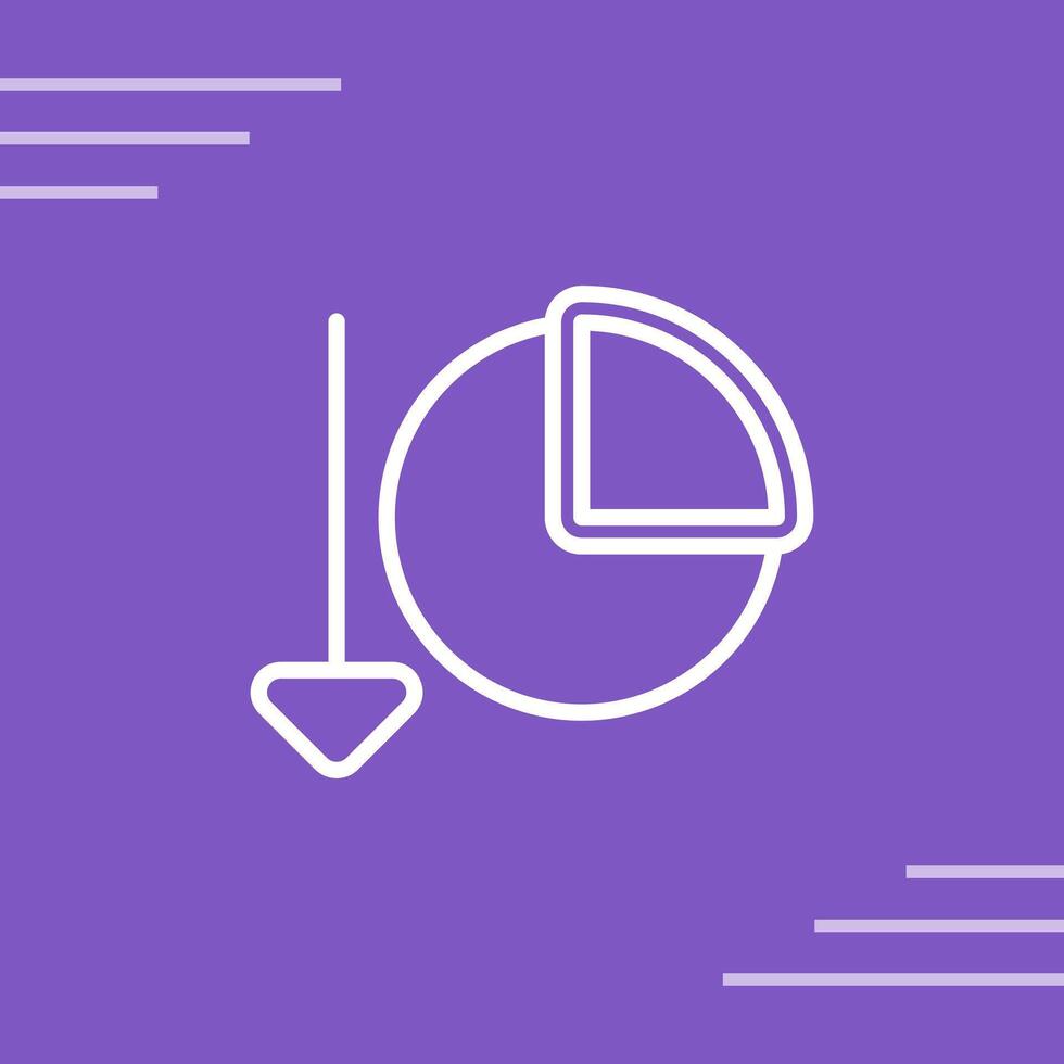 Chart Decreasing Vector Icon