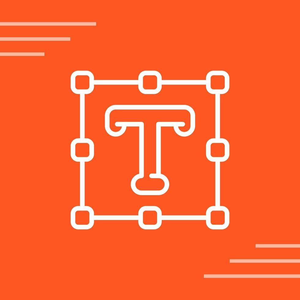 Text Tool Vector Icon