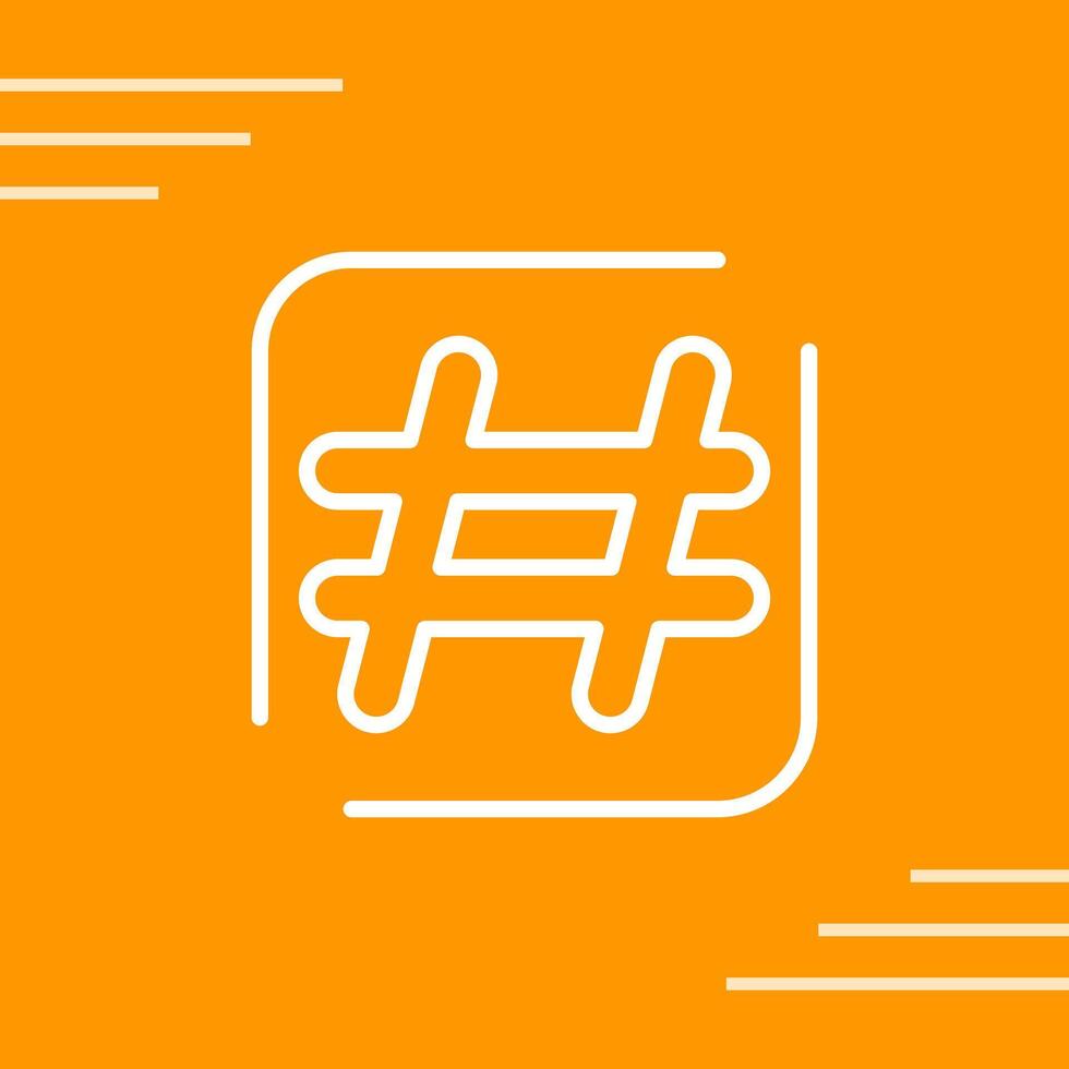 Hashtag Vector Icon