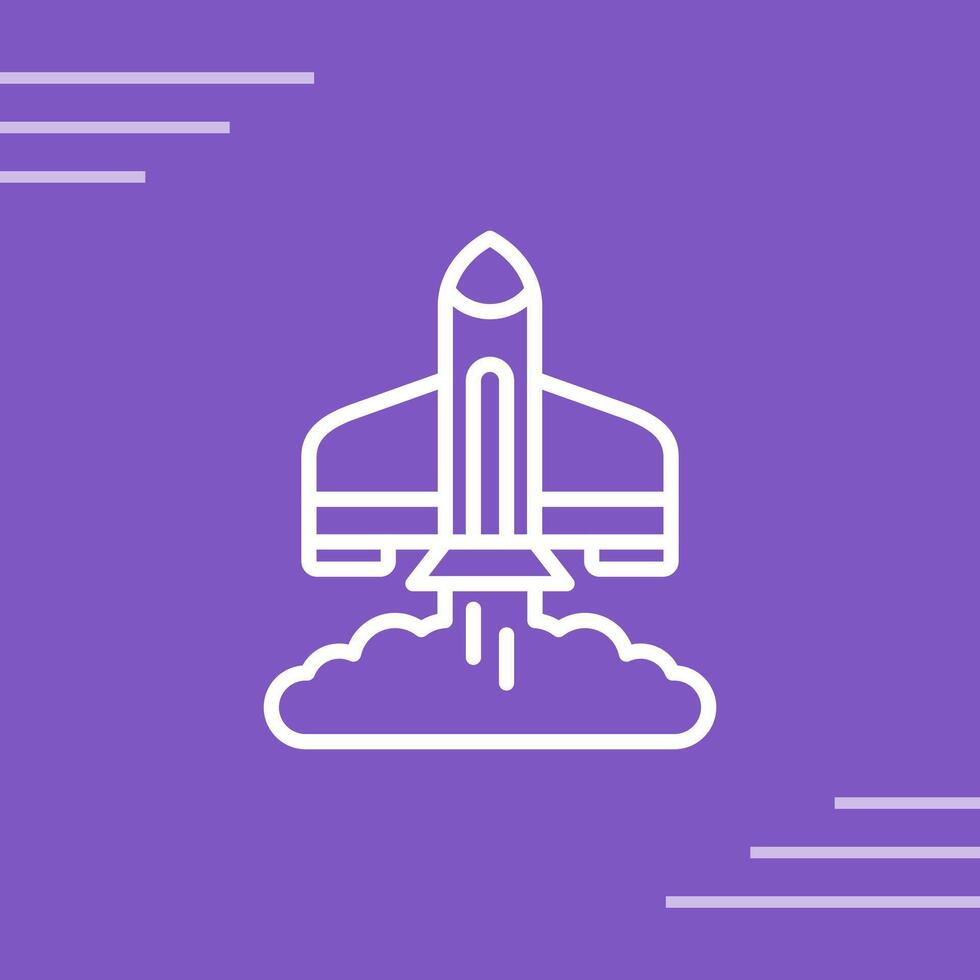 Rocket Launch Vector Icon