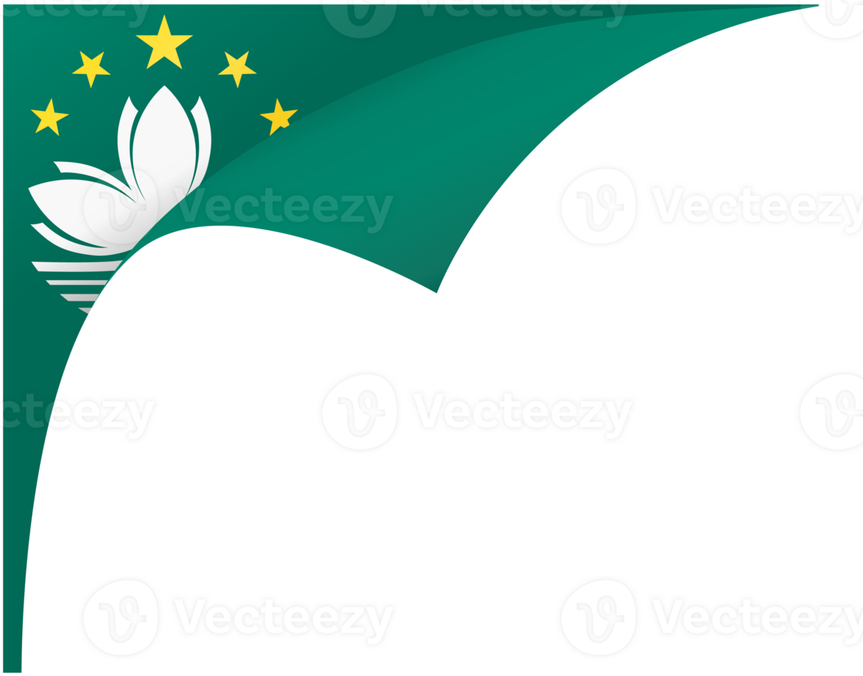 Macau flag wave png