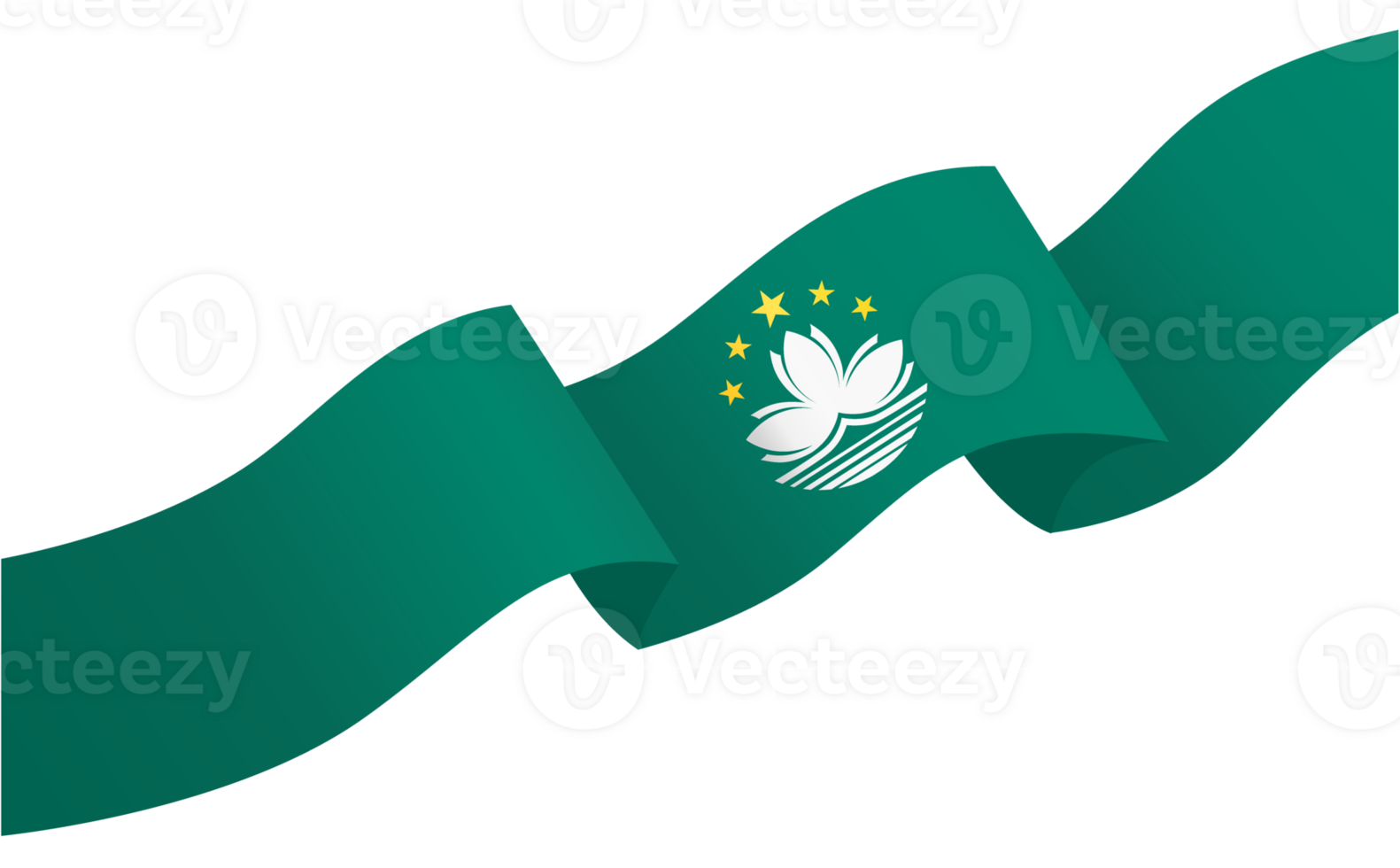 Macau flag wave png