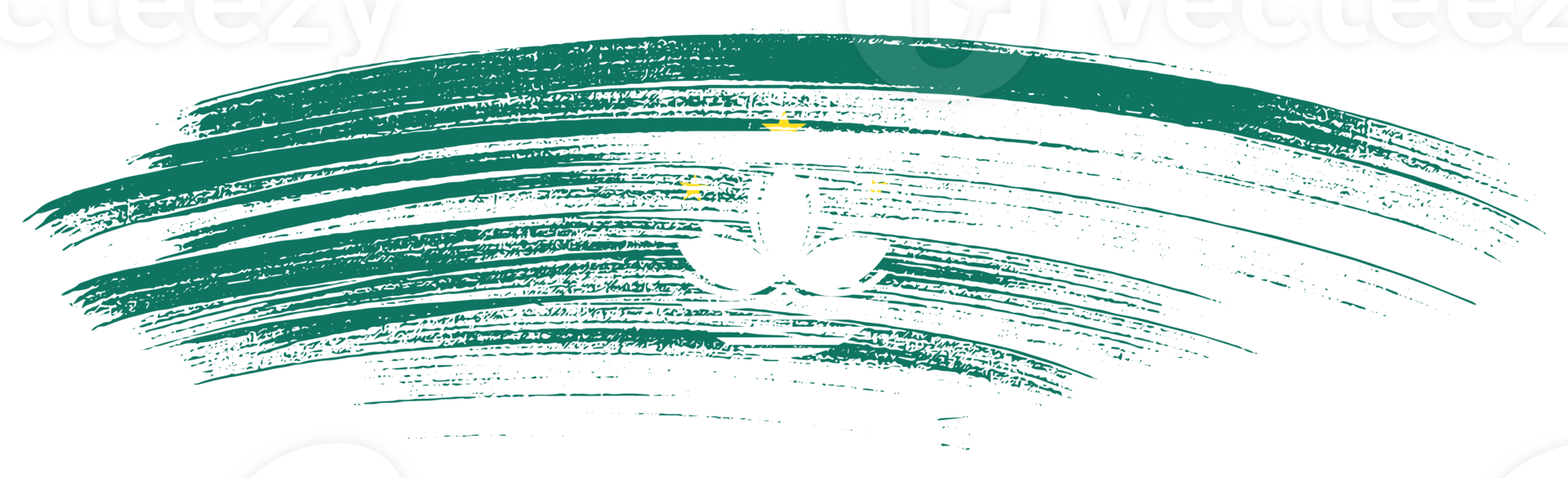 Macau flag brush paint textured png