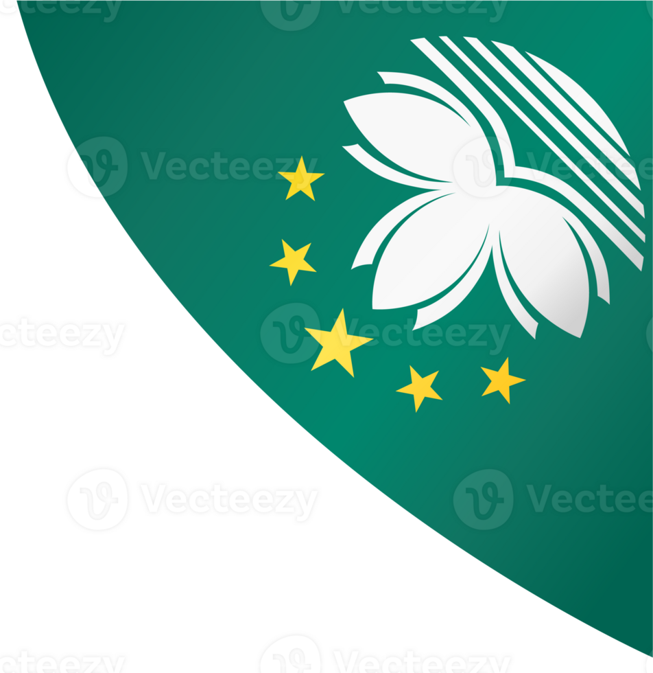 Macau flag wave png