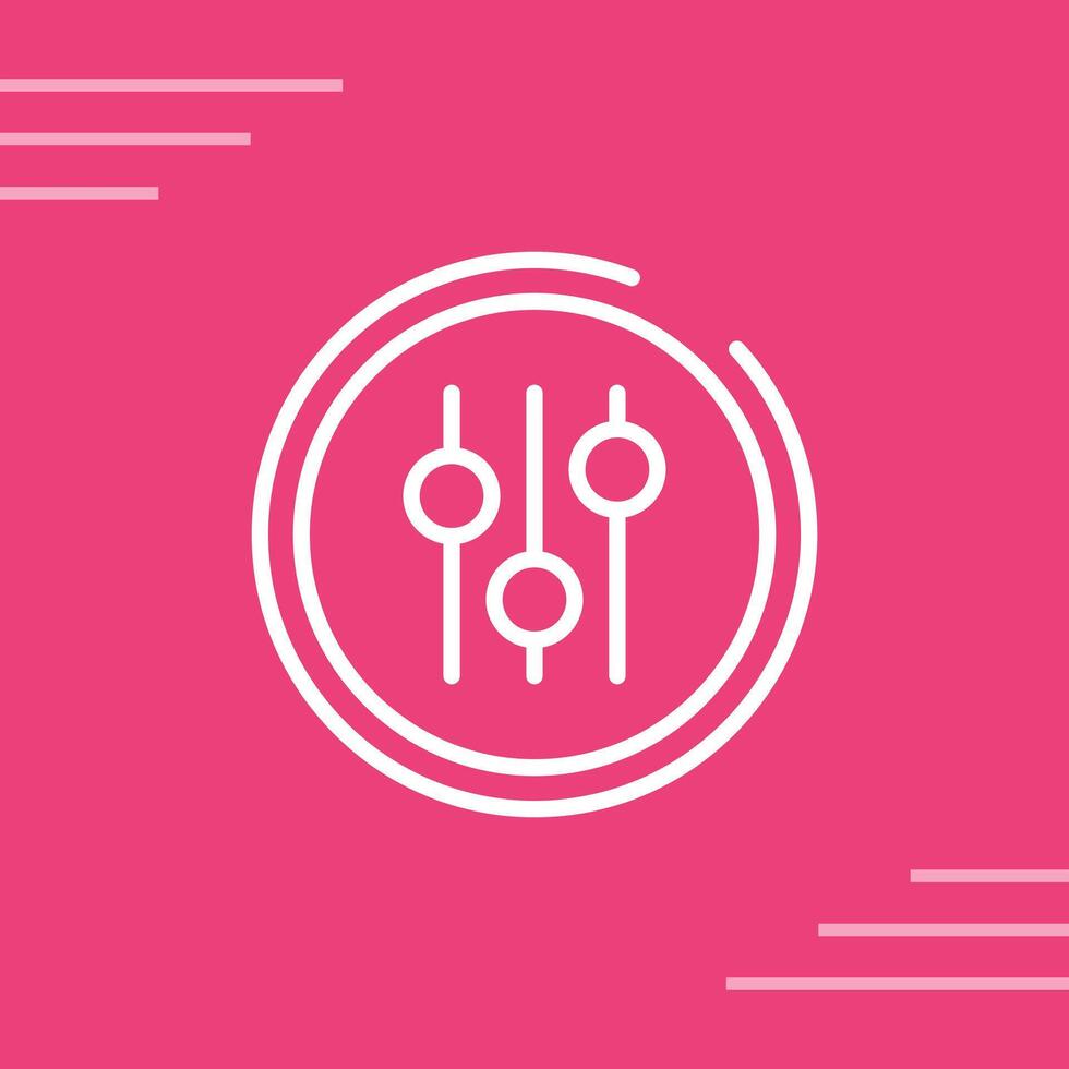 Audio Equalizer Vector Icon