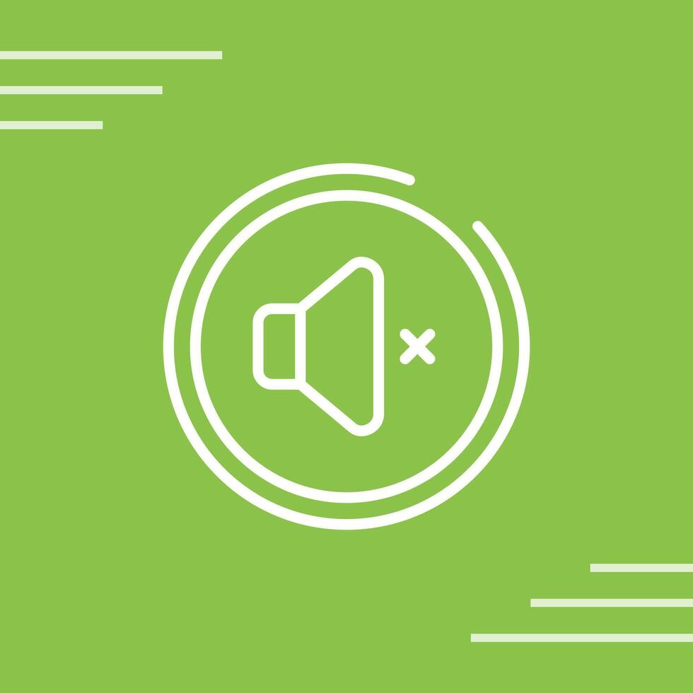 Mute Button Vector Icon