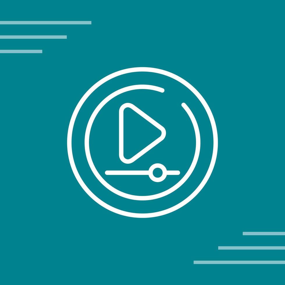 Video Play Circle Vector Icon