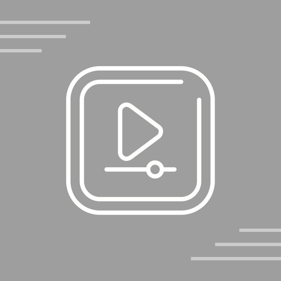 Video Play Square Vector Icon