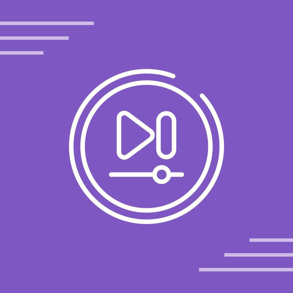 Video Next Track Button Vector Icon