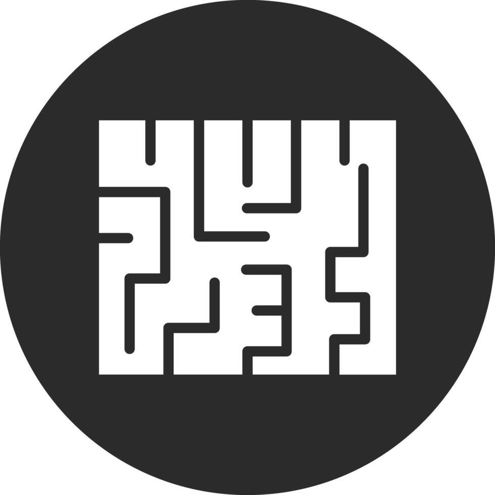 Maze Challenge Vector Icon