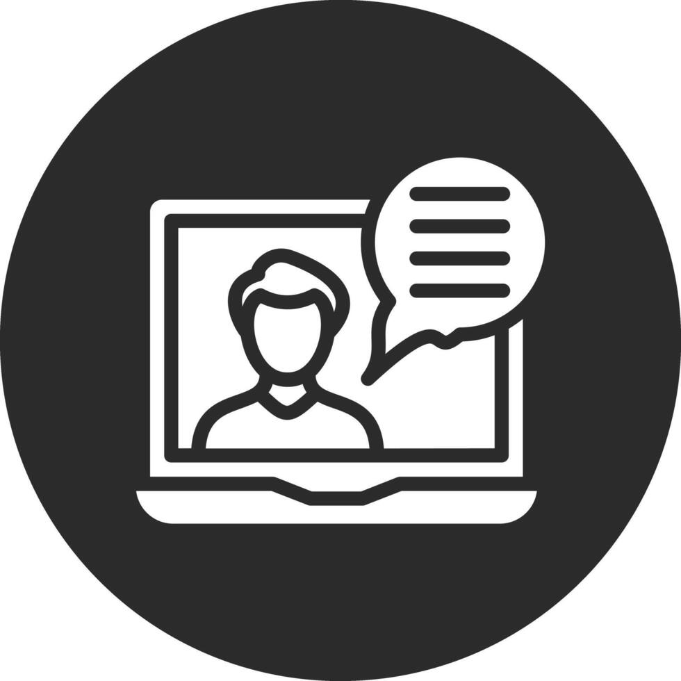 Online Lecture Vector Icon