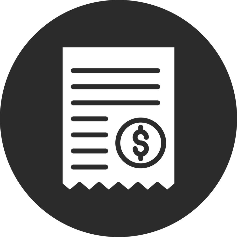 Receipt Vector Icon