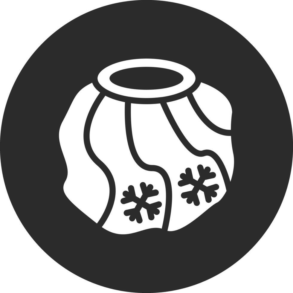 Ice Bag Vector Icon