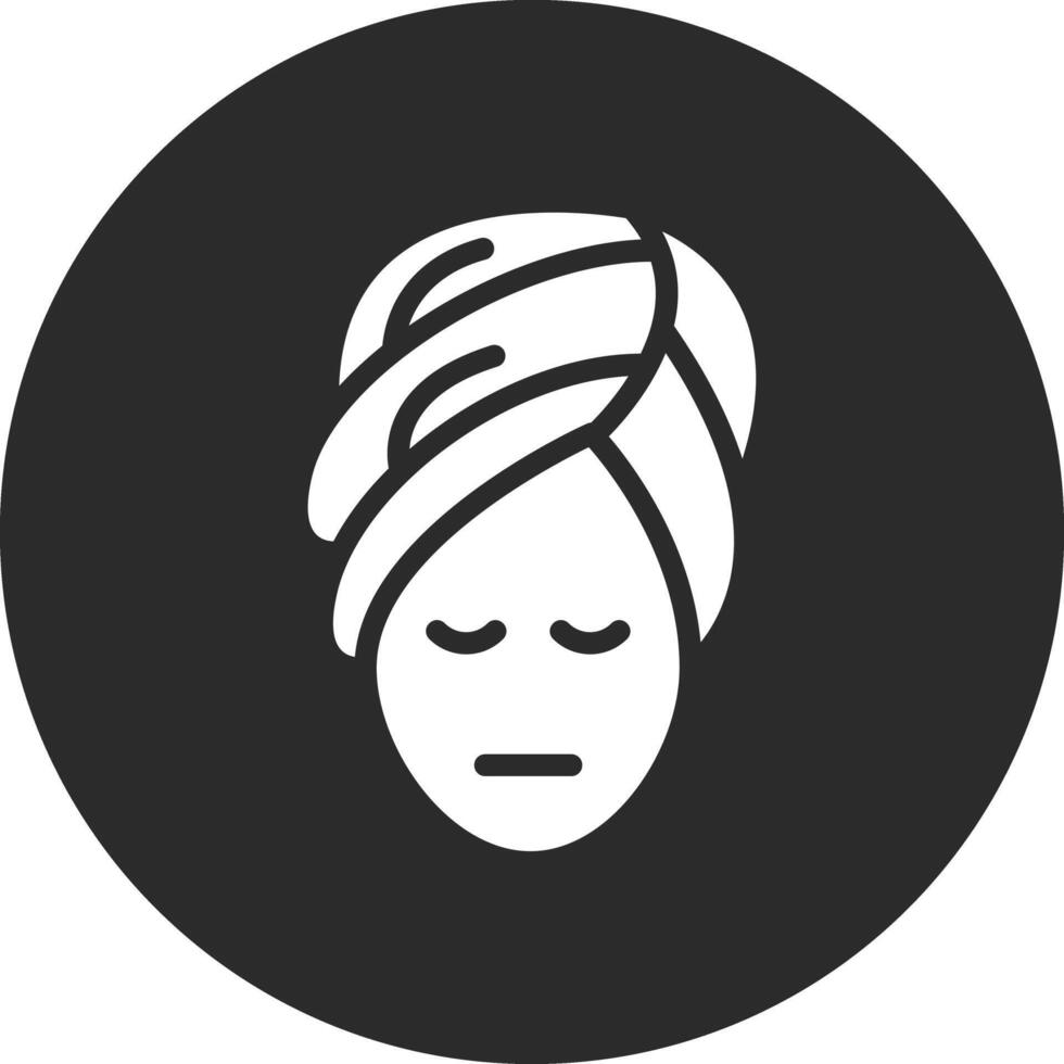 Head Towel Vector Icon