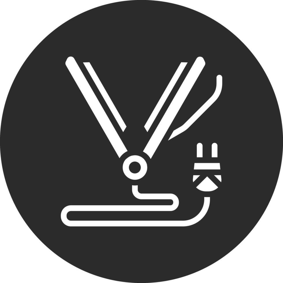 Hair Straightener Vector Icon