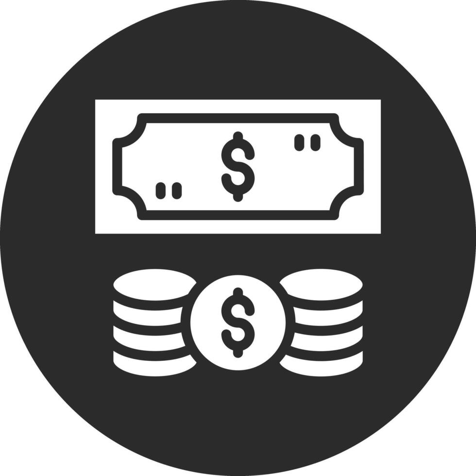 Cash and Coins Vector Icon