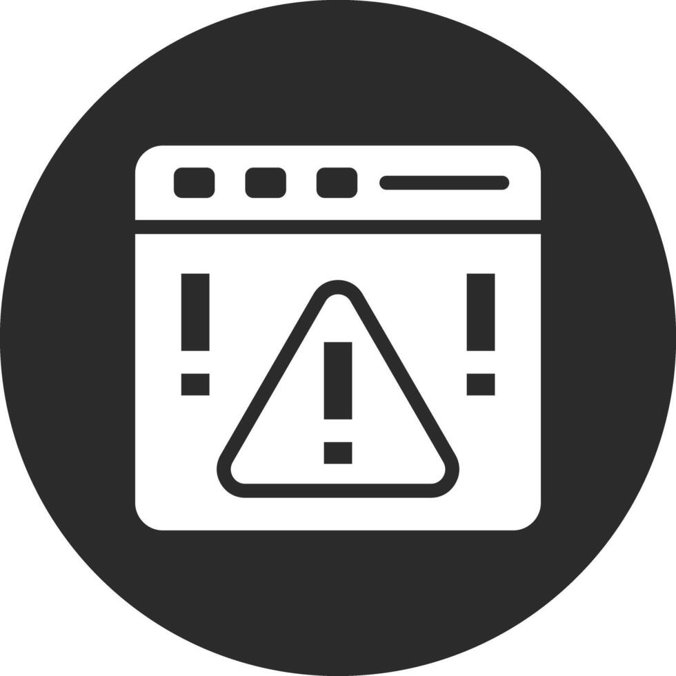 web alerta vector icono