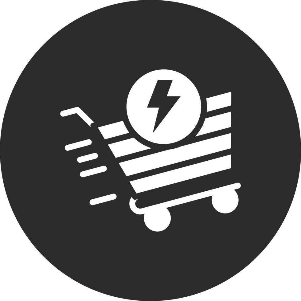 icono de vector de venta flash