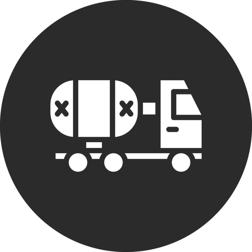 Oil Tanker Vector Icon