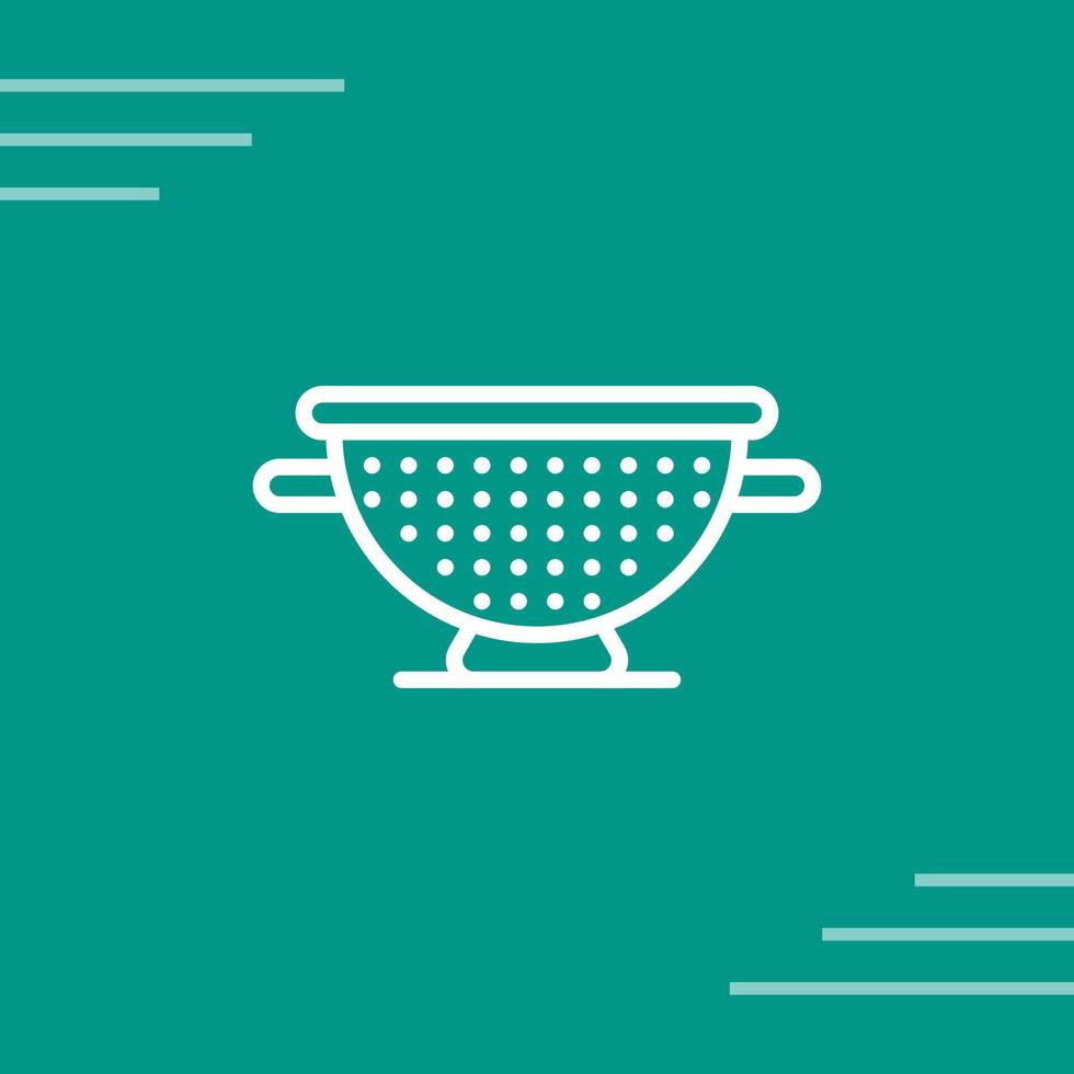 Colander Vector Icon