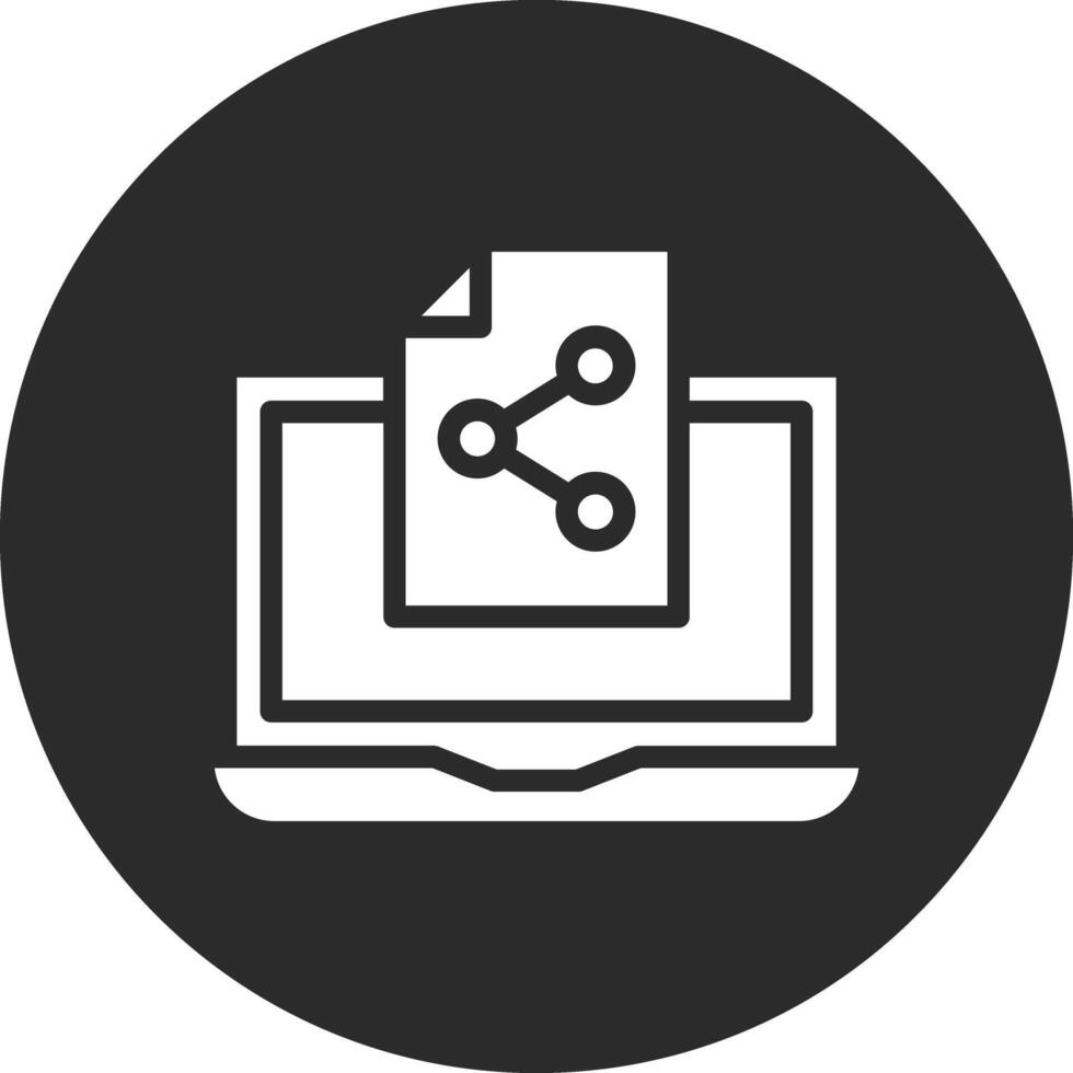 compartir archivos vector icono