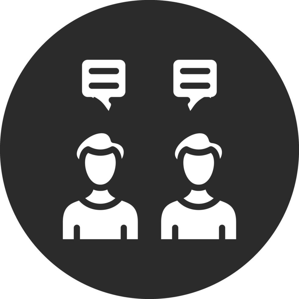 Person Chatting Vector Icon