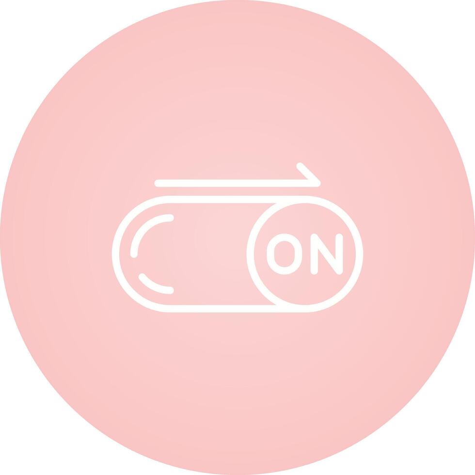 On Button Vector Icon