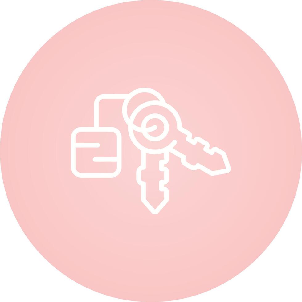 Keychain Vector Icon