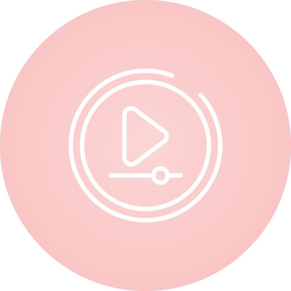 Video Play Button Vector Icon