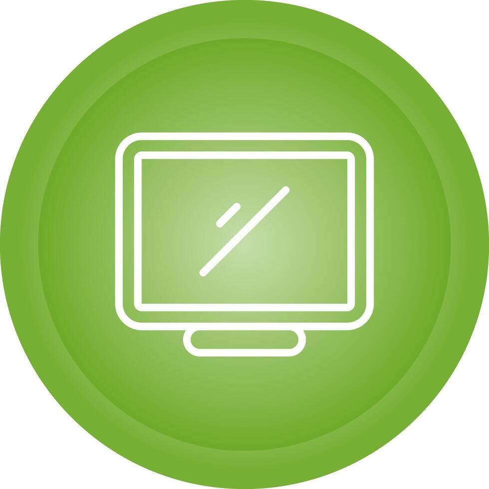 Desktop Computer Vector Icon