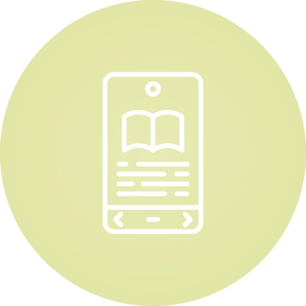 E book Reader Vector Icon