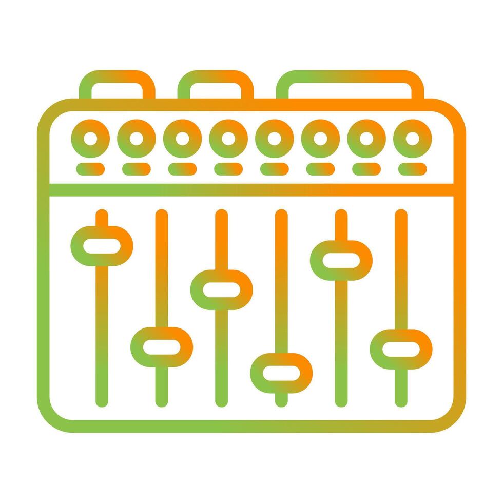 Sound Mixer Vector Icon