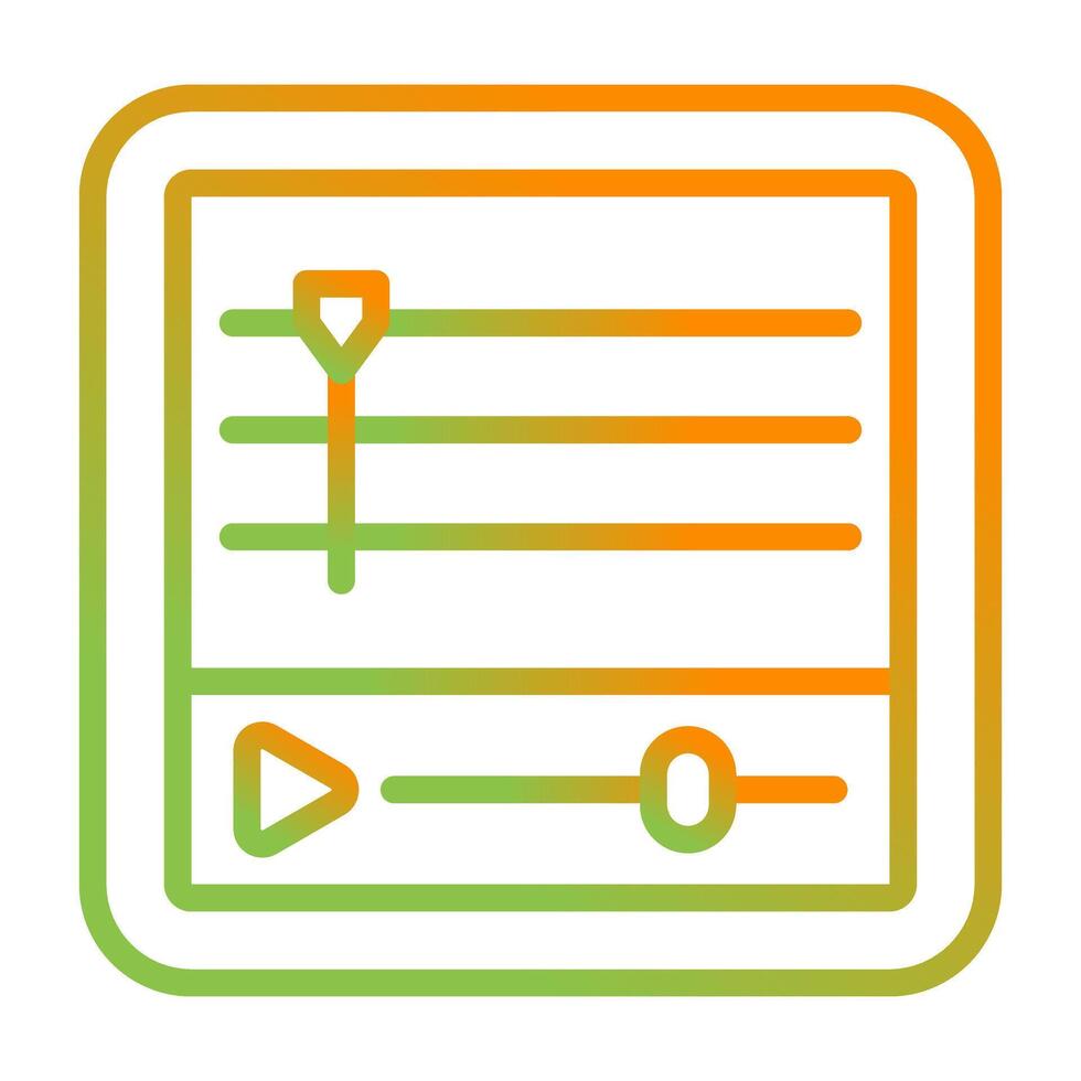 Timeline Vector Icon
