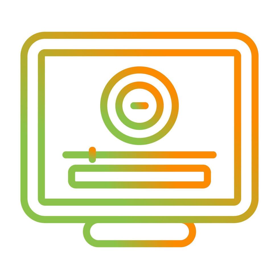 Desktop Computer Vector Icon