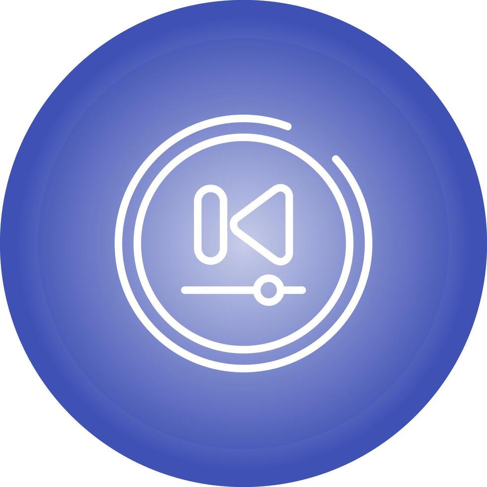 Video Previous Track Butto Vector Icon