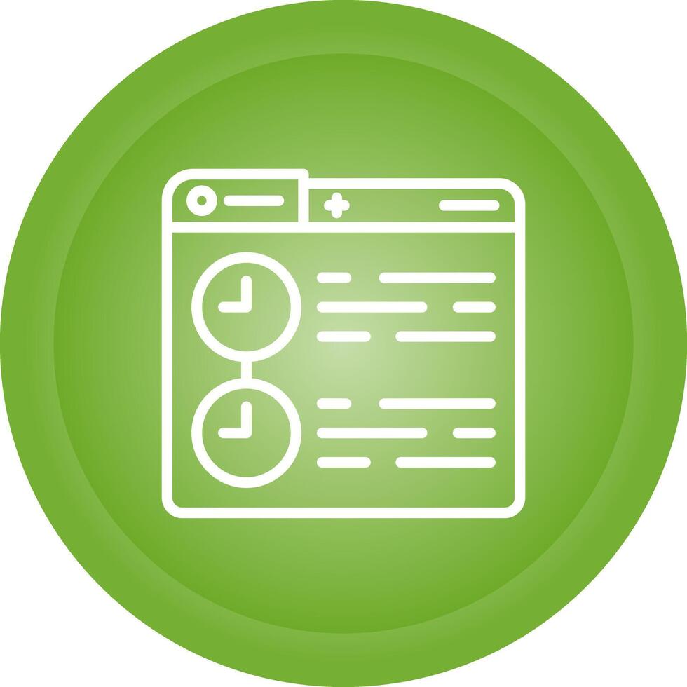 Timeline Vector Icon