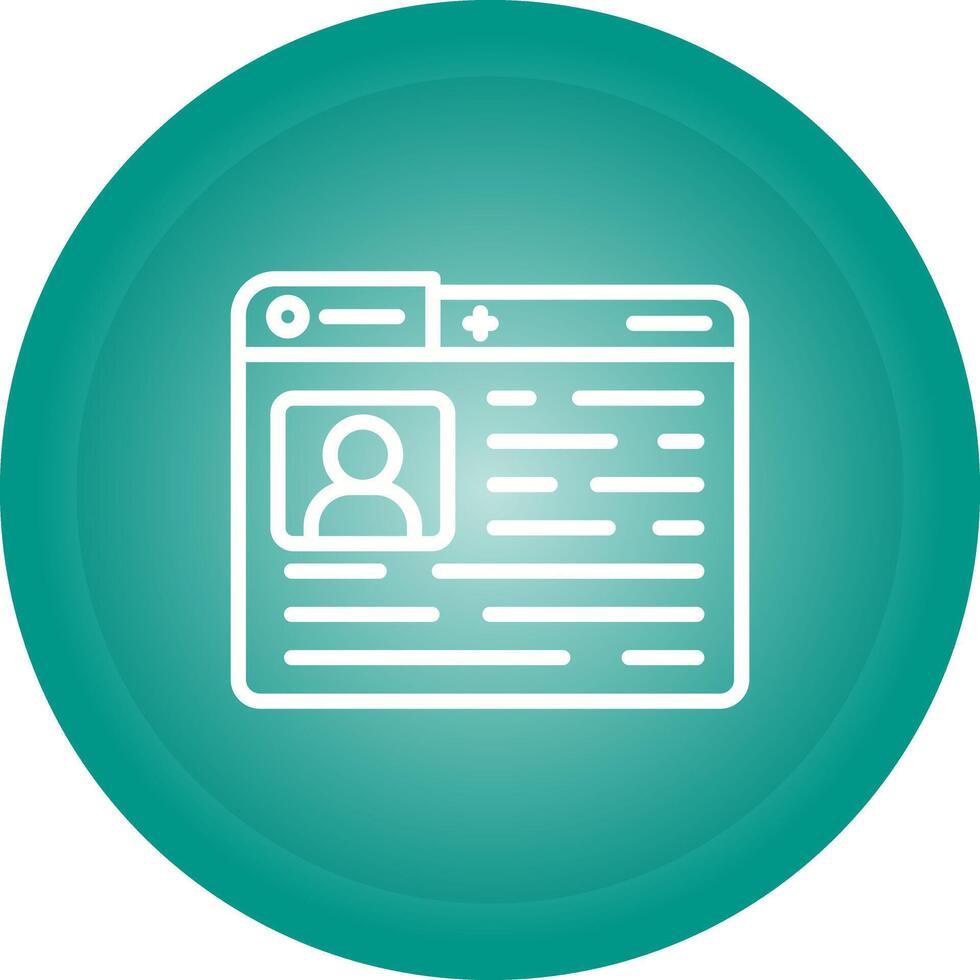 Profile Vector Icon
