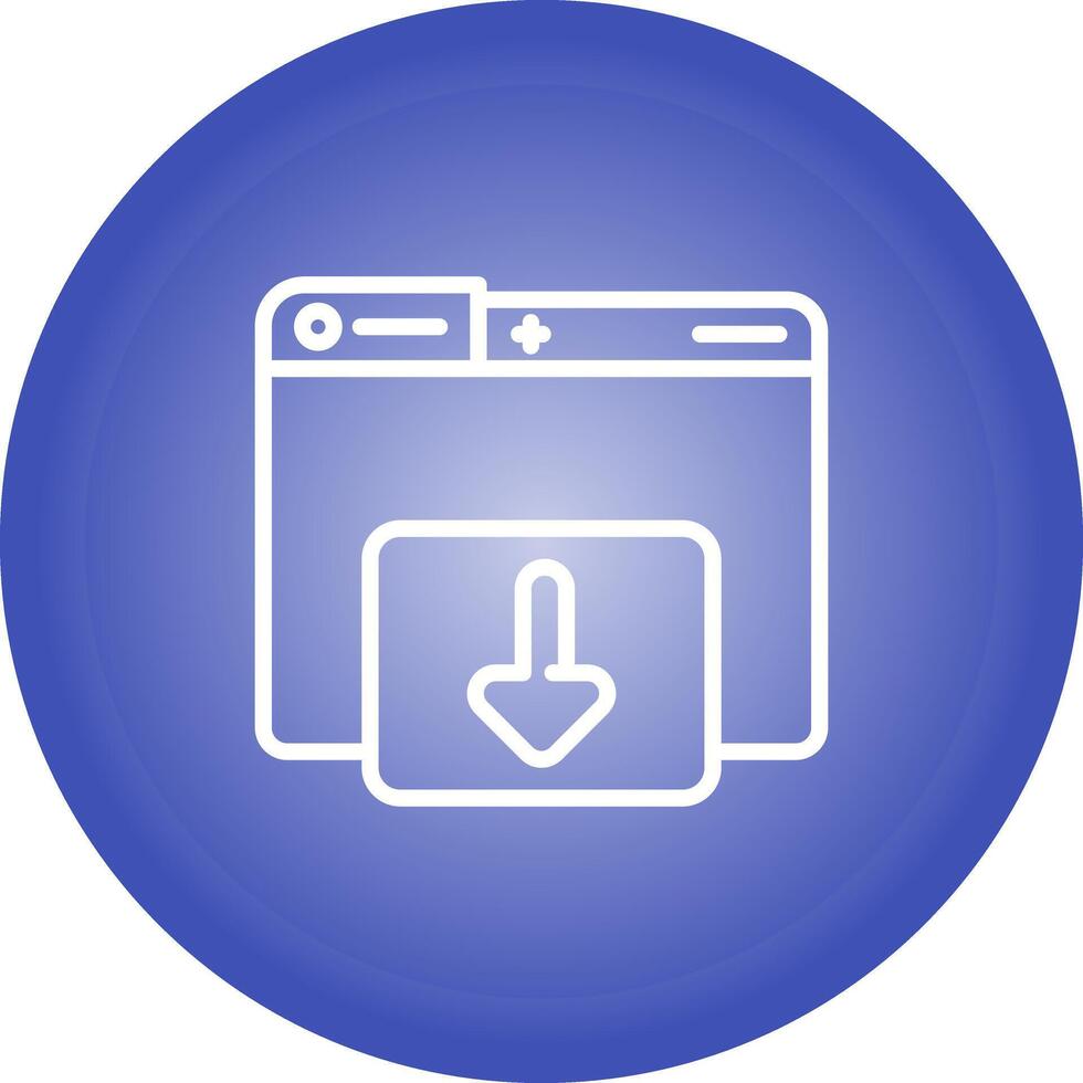 Downloading Vector Icon