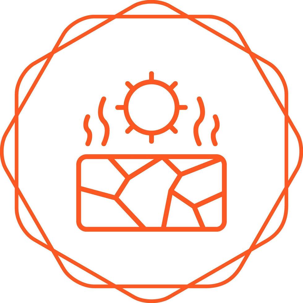 Drought Vector Icon
