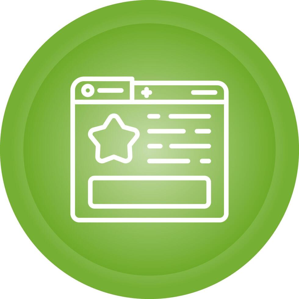 Favourite Page Vector Icon