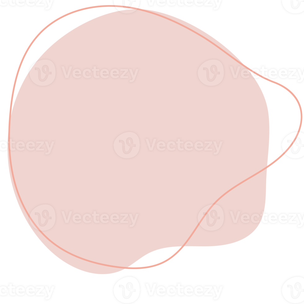 AI generated round brush, illustration png