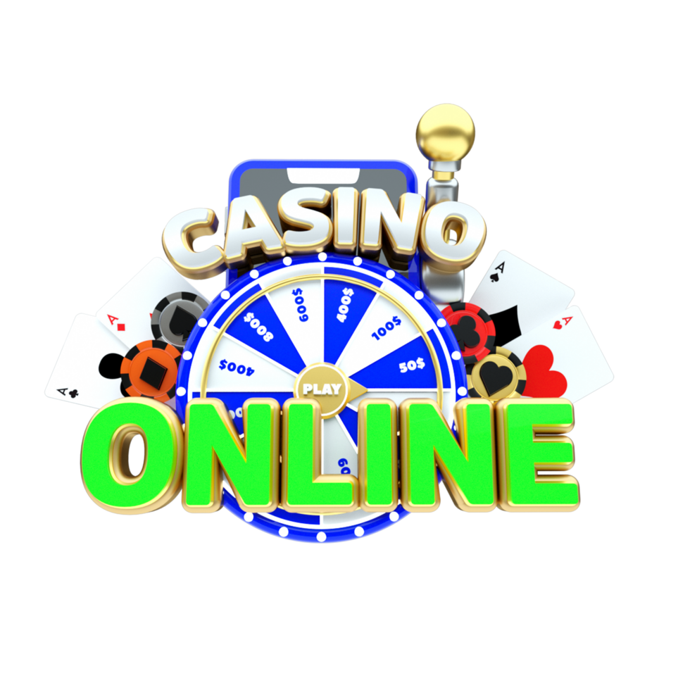 3d render object casino png