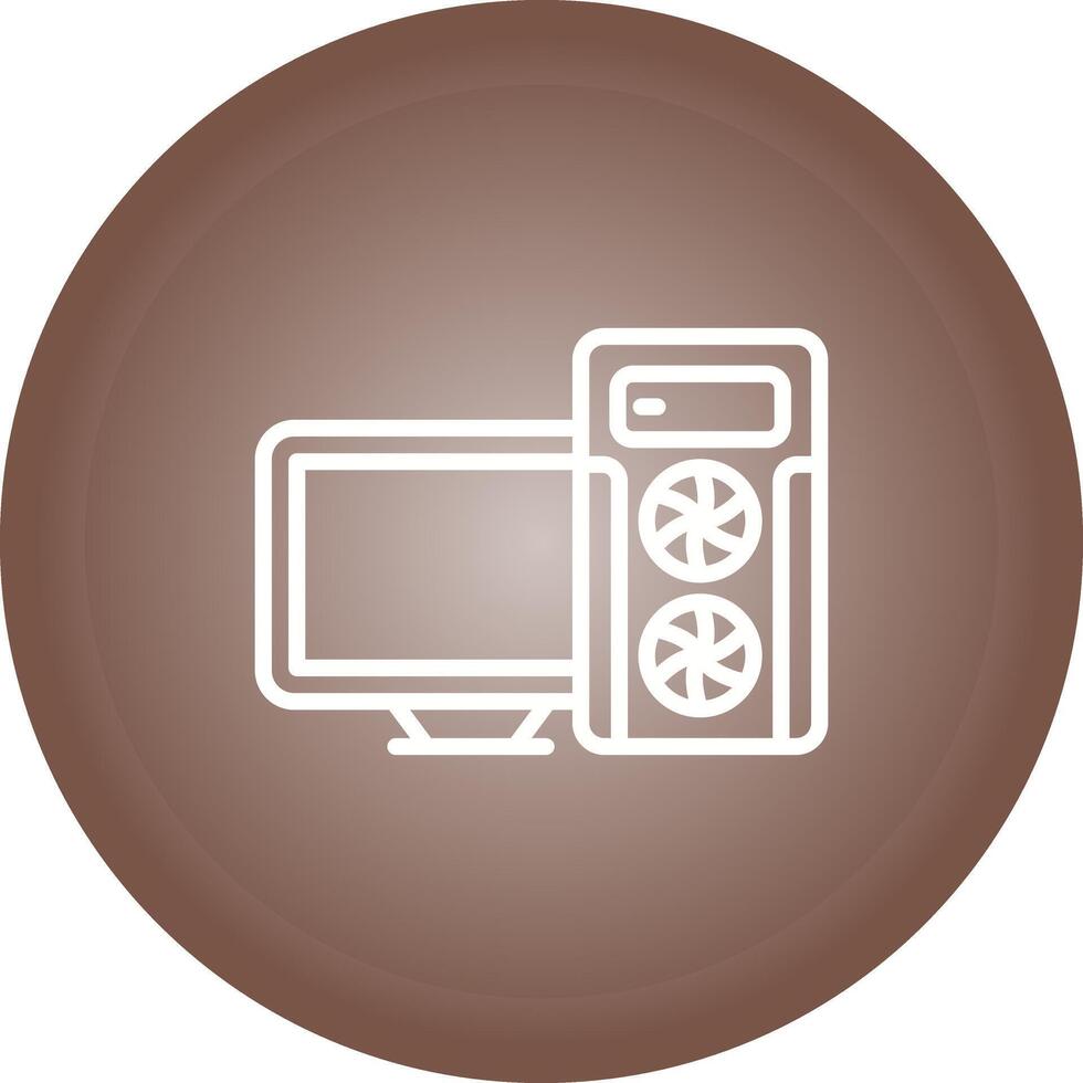 Gaming Pc Vector Icon