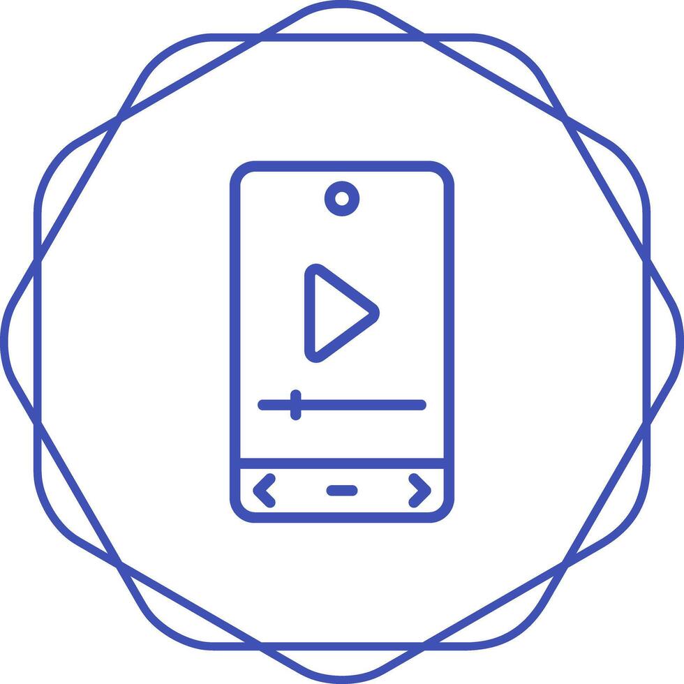 Video Player Vector Icon