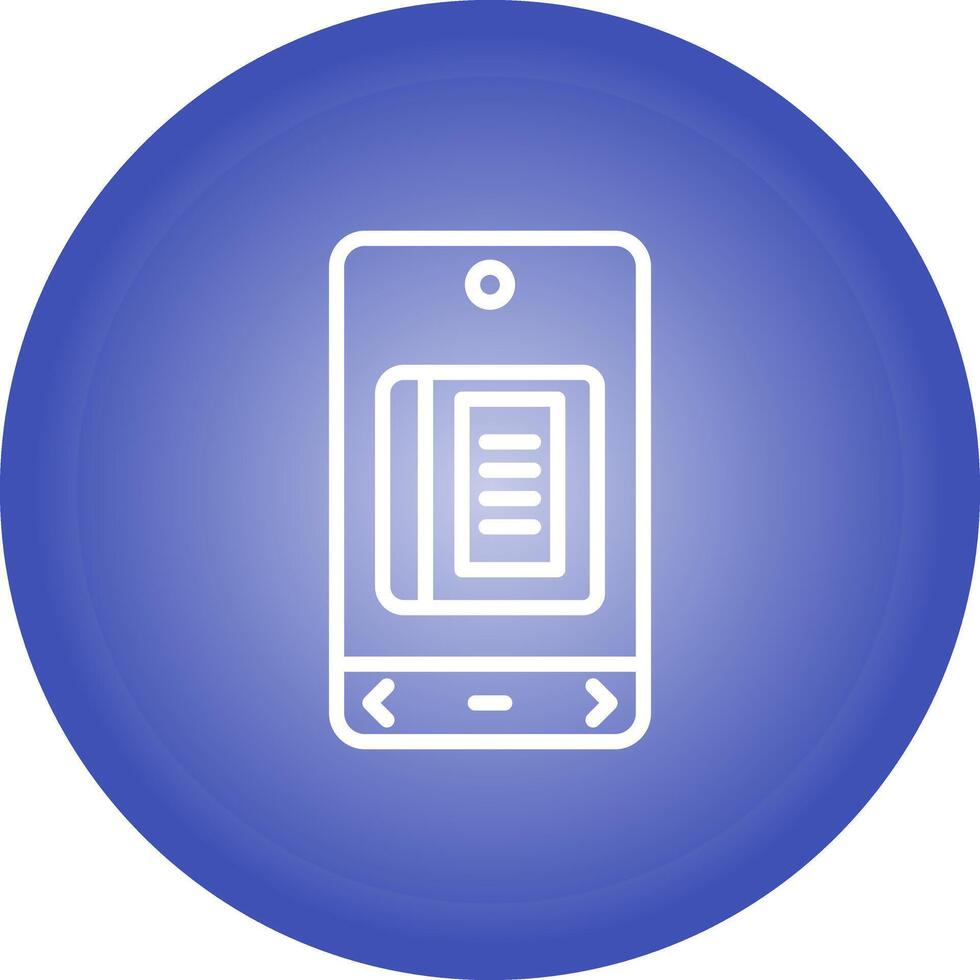 E Book Vector Icon