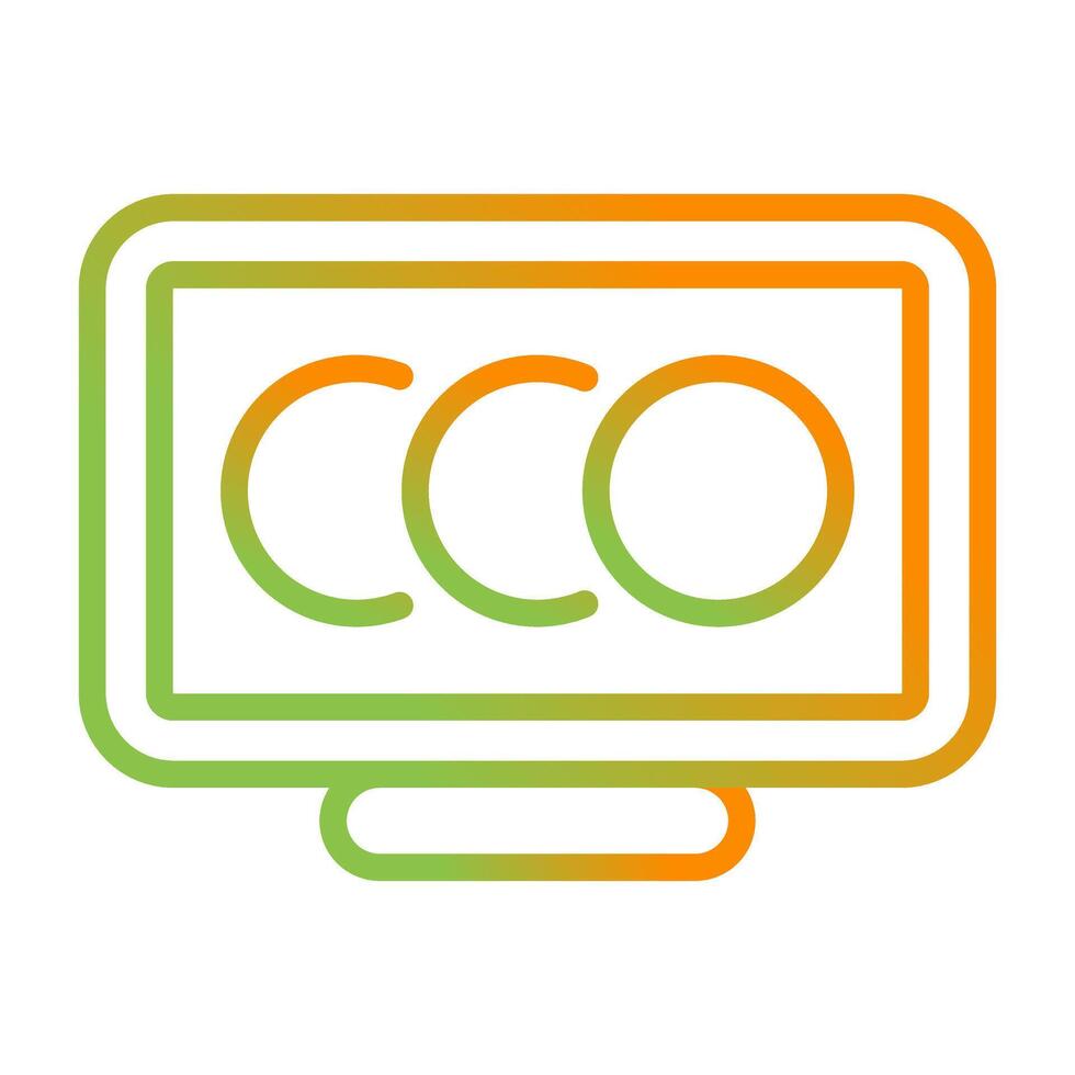 Desktop Computer Vector Icon