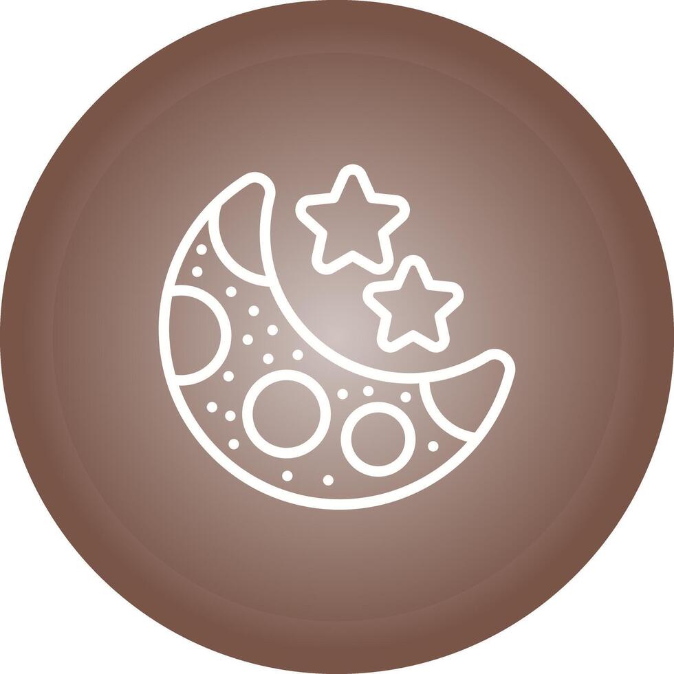 icono de vector de luna